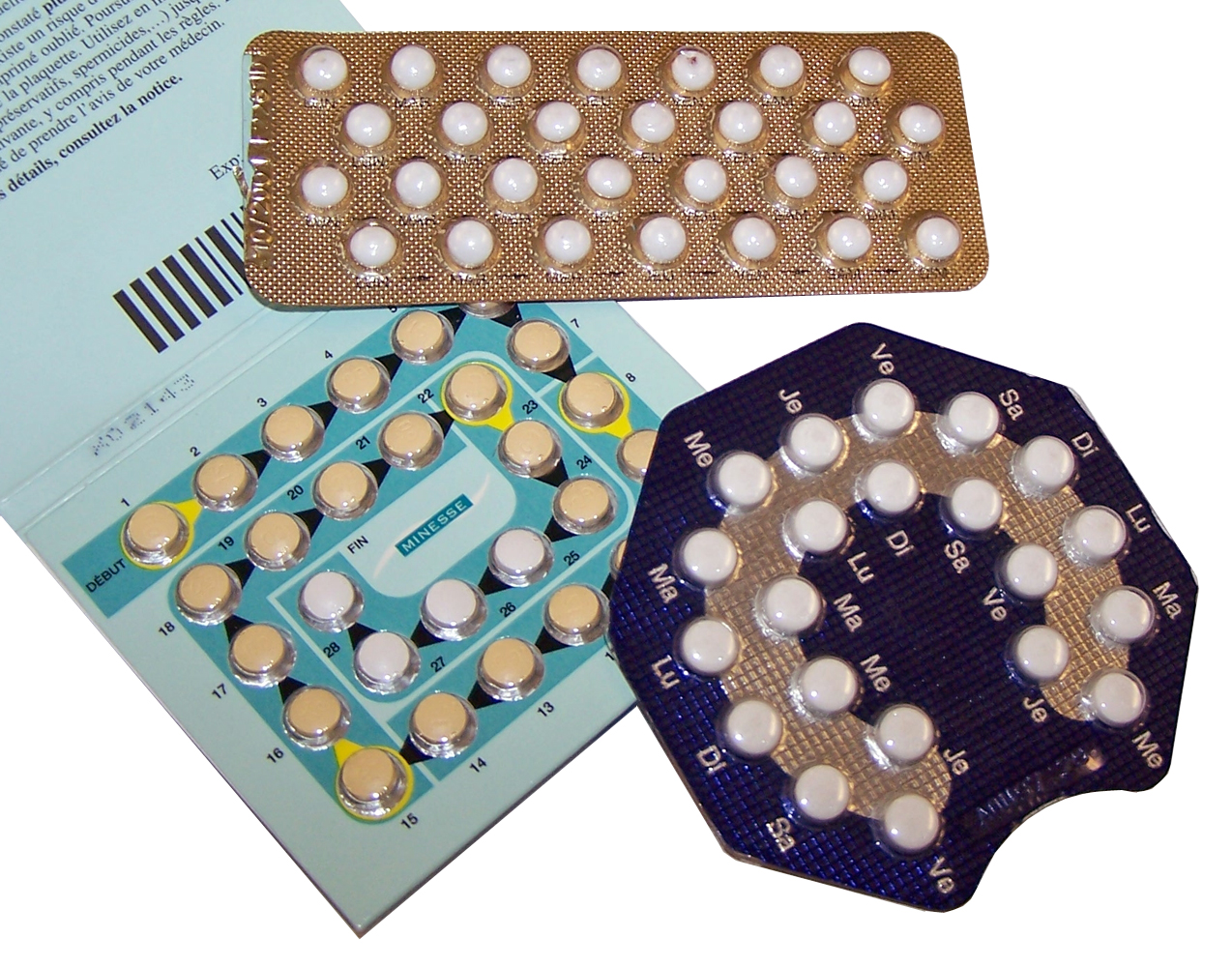 birth control pill packages