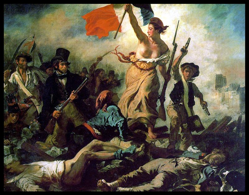 Eugène Delacroix: Svoboda vede lid na barikády
