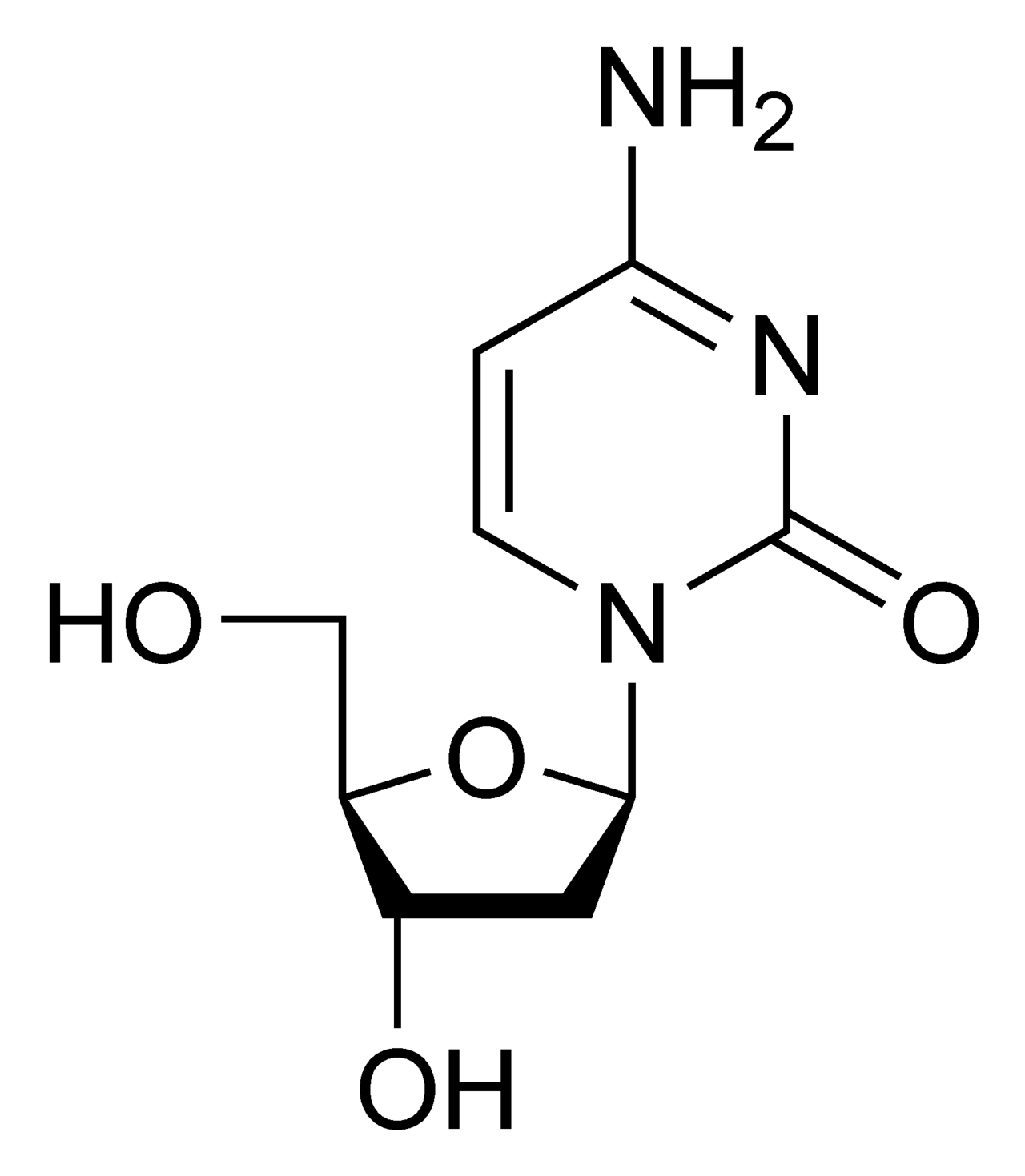 Struktura deoxycytidinu